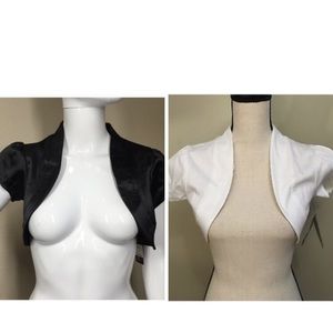 BCX Black & White short shrug bundle